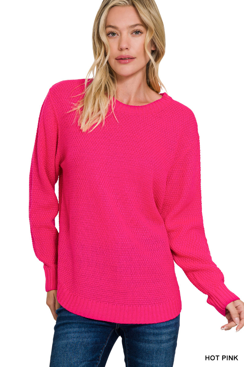 Round Neck Basic Sweater